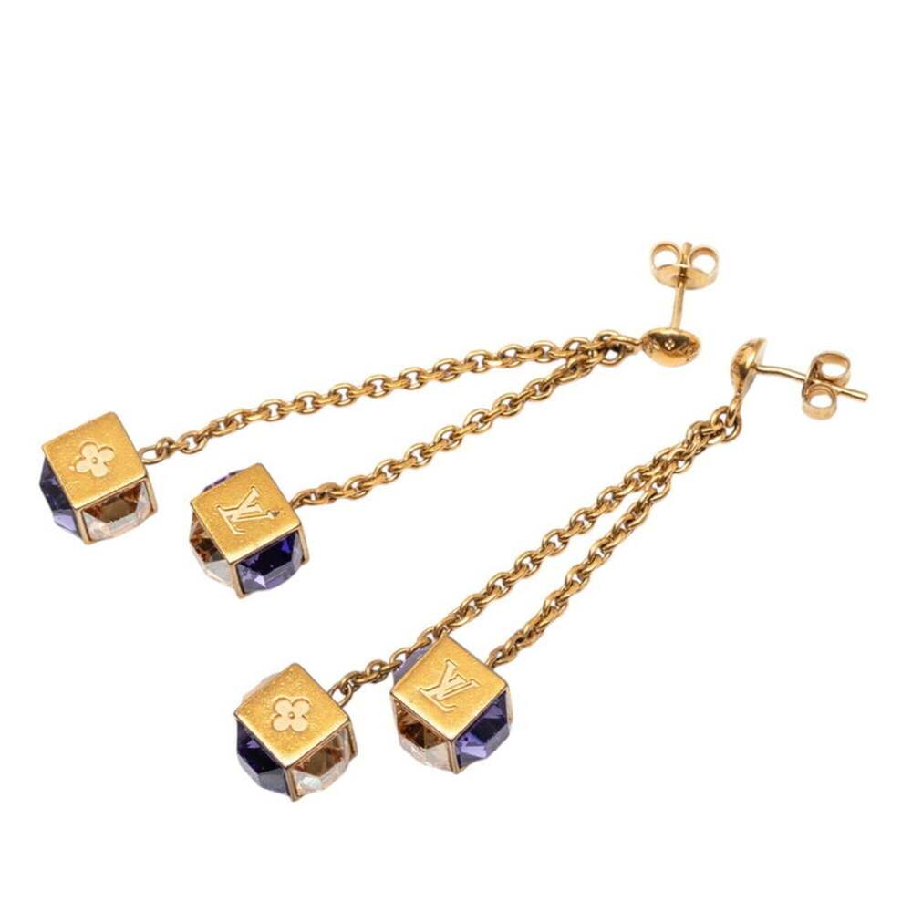 LOUIS VUITTON Gold Earrings - Picture 2 of 4